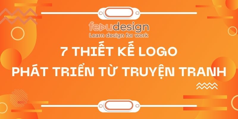 7 thiết kế logo phát triển từ truyện tranh