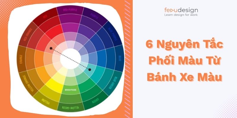 6 Nguyên Tắc Phối Màu Từ Bánh Xe Màu