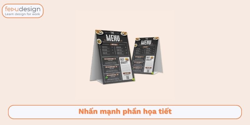 hướng dẫn vẽ thực đơn