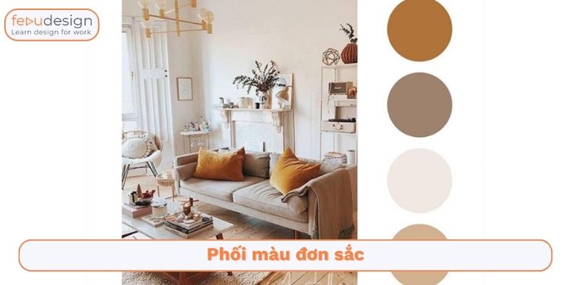 Phối màu đơn sắc